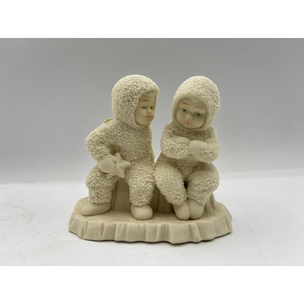 Dept 56 1992 Vintage Winter Tales of Snowbabies This Will Cheer You Up 6816-0